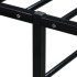 Estructura de cama sin colchón metal negro 100x200