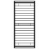 Estructura de cama sin colchón metal negro 100x200