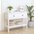 Mesa consola de madera maciza de pino blanco 100x35x75