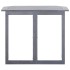 Mesa plegable de balcón madera de acacia maciza 90x50x74