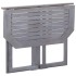 Mesa plegable de balcón madera de acacia maciza 90x50x74