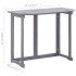 Mesa plegable de balcón madera de acacia maciza 90x50x74