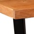 Mesa de bar de madera maciza de acacia 60x60x107