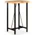 Mesa de bar de madera maciza de acacia 60x60x107