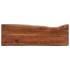 Mesa consola madera maciza de acacia y hierro 115x35x76