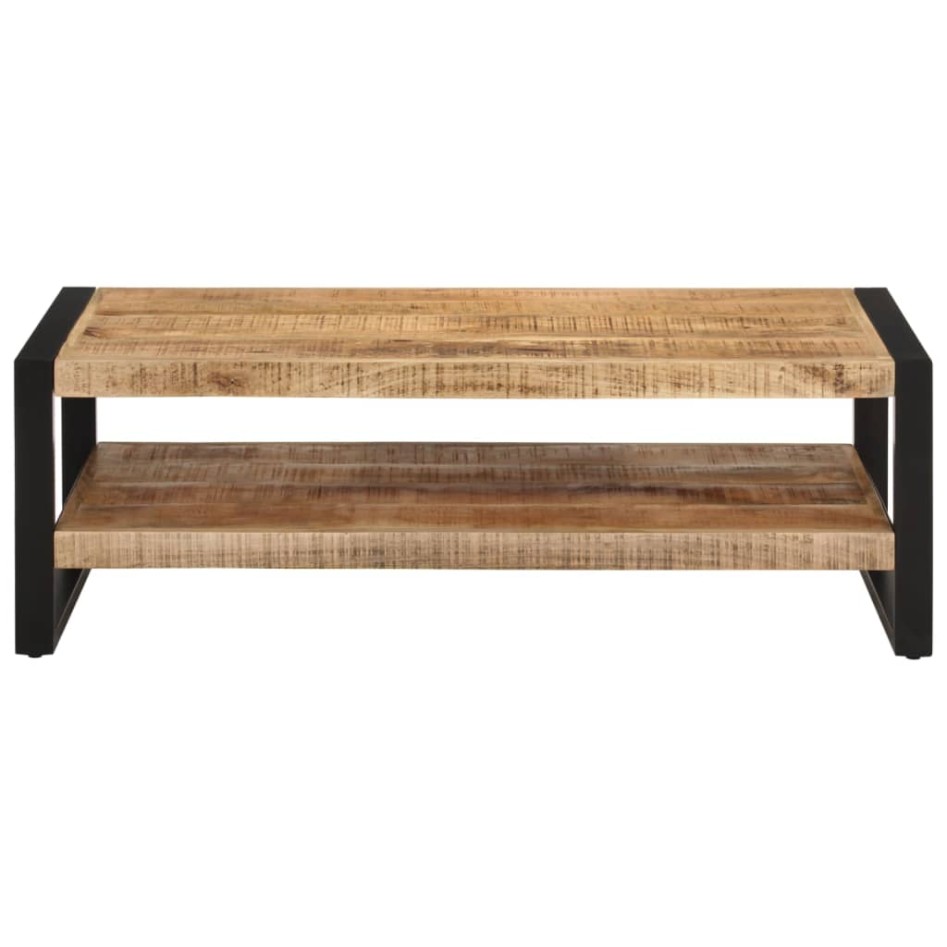 Mesa de centro de madera maciza de mango 120x55x40