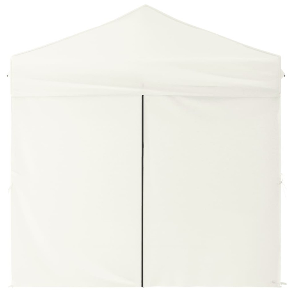 Carpa para fiestas plegable con paredes laterales crema 2x2