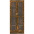 Vitrina madera contrachapada roble ahumado 82,5x30,5x185,5