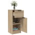 Aparadores 2 uds madera contrachapada roble Sonoma 30x30x70