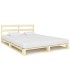 Estructura cama palets sin colchón madera maciza pino