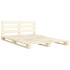 Estructura cama palets sin colchón madera maciza pino