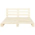 Estructura cama palets sin colchón madera maciza pino