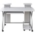 Escritorio ordenador madera contrachapada blanco 110x52x88,5