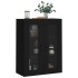 Armario de pared negro 69,5x34x90