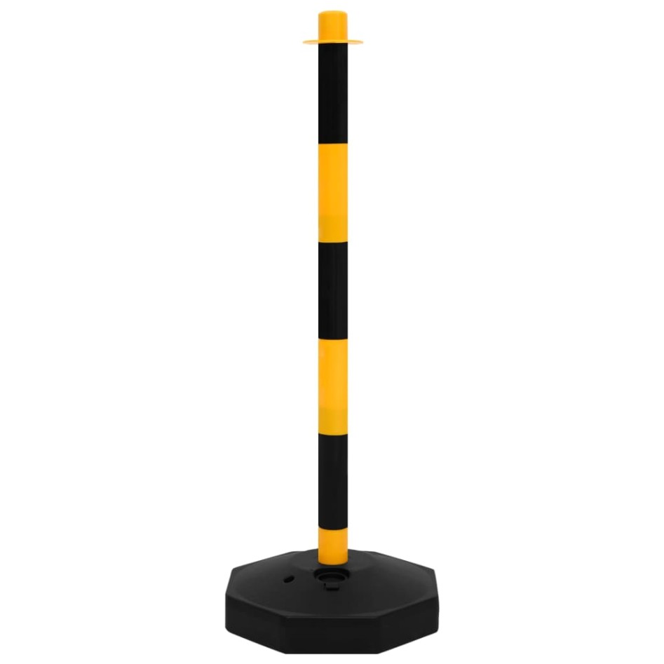 Juego de barrera con postes y cadena plástico 10