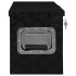 Caja de aluminio negra 80x30x35