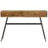 Escritorio con cajones madera maciza de mango 110x50x76