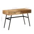 Escritorio con cajones madera maciza de mango 110x50x76