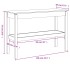 Mesa consola madera maciza de pino 110x40x75