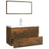 Set de muebles de baño madera contrachapada color roble