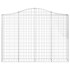 Cesta gaviones forma arco hierro galvanizado 200x30x140/160