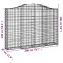 Cesta gaviones forma arco hierro galvanizado 200x30x140/160