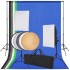 Kit de estudio con 5 telones de fondo de colores y 2