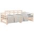 Sofá cama extraíble madera maciza de pino 2x(90x190)