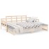 Sofá cama extraíble madera maciza de pino 2x(90x190)