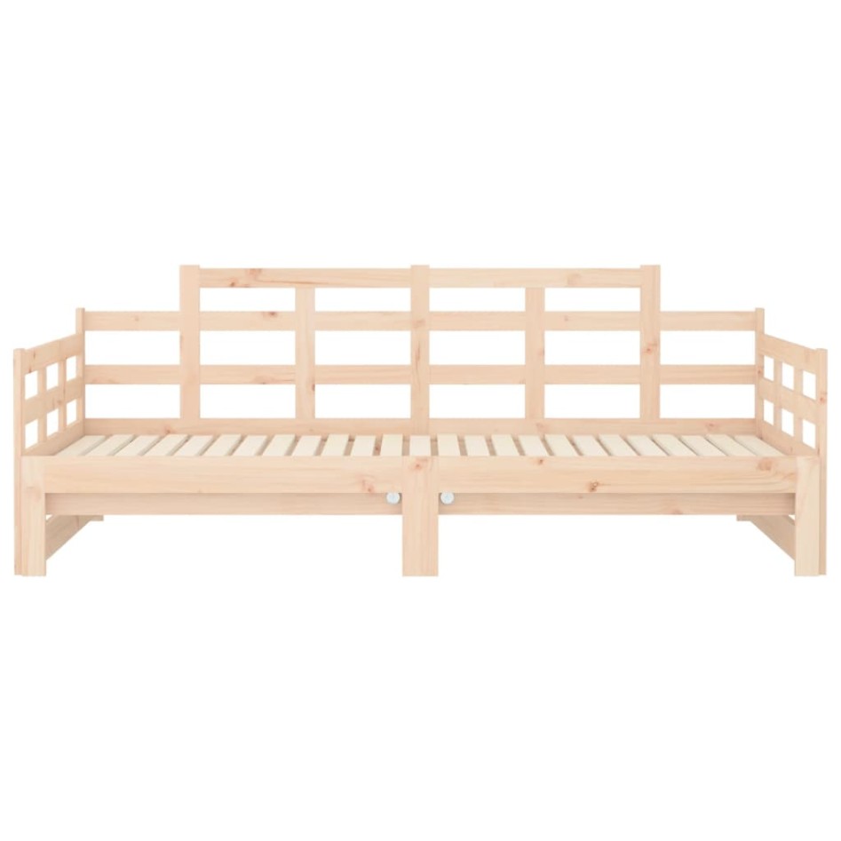 Sofá cama extraíble madera maciza de pino 2x(90x190)