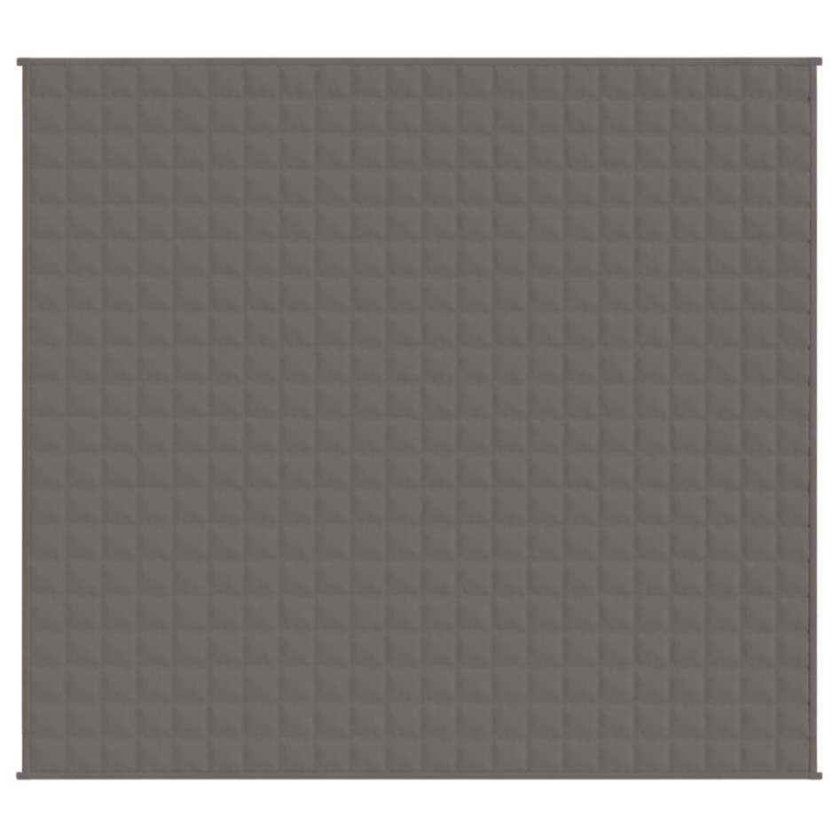 Manta con peso tela gris 200x225 cm 13