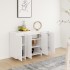Aparador de madera contrachapada blanco 120x41x75