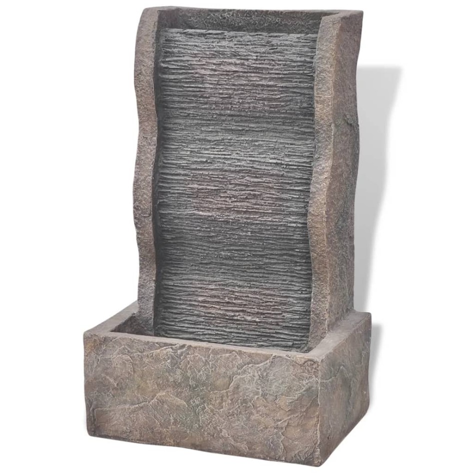 Fuente de agua para interior con luz LED