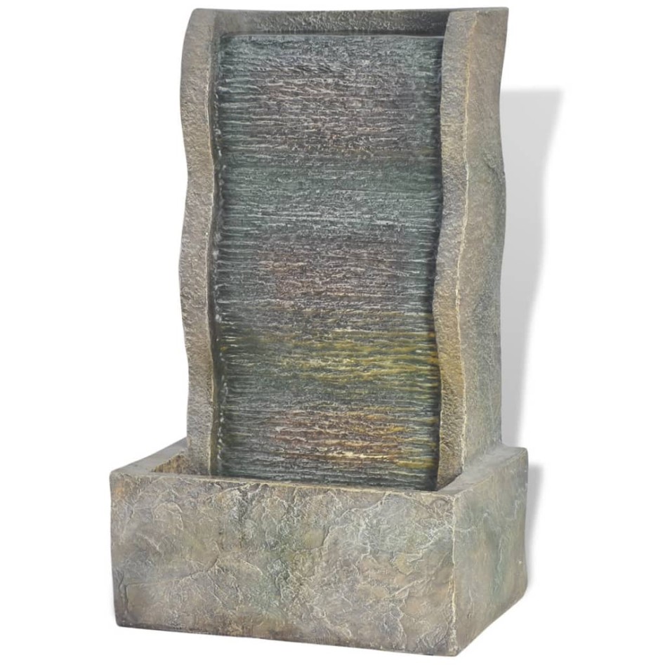 Fuente de agua para interior con luz LED