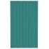 Panel para tejado acero galvanizado verde 36 unidades 80x45