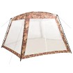 Carpa para piscina de tela camuflaje 660x580x250 cm