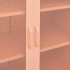Armario de almacenamiento acero rosa 80x35x101,5