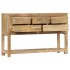 Aparador 120x30x75 cm madera maciza de