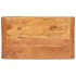 Mesa de centro de madera maciza de acacia 90x50x30
