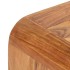 Mesa de centro de madera maciza de acacia 90x50x30