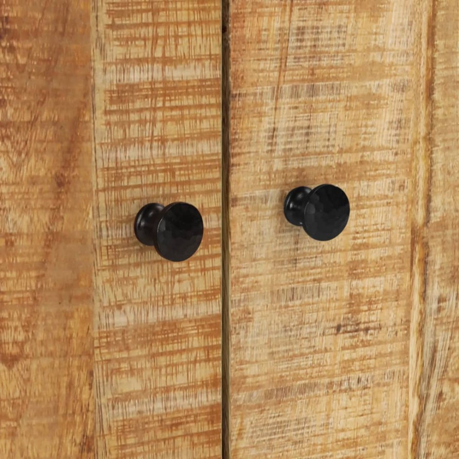 Aparador con 2 puertas madera maciza de mango 60x33x75