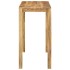 Mesa alta de bar madera maciza de mango 112x55x108