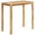 Mesa alta de bar madera maciza de mango 112x55x108