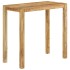 Mesa alta de bar madera maciza de mango 112x55x108