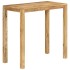 Mesa alta de bar madera maciza de mango 112x55x108
