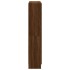 Estantería madera contrachapada marrón roble 82,5x30,5x150