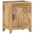 Mesita de noche de madera maciza de mango 40x30x50