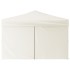 Carpa para fiestas plegable con paredes laterales crema 3x3