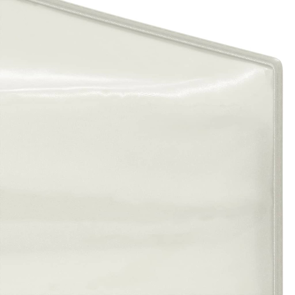 Carpa para fiestas plegable con paredes laterales crema 3x3