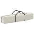 Carpa para fiestas plegable con paredes laterales crema 3x3